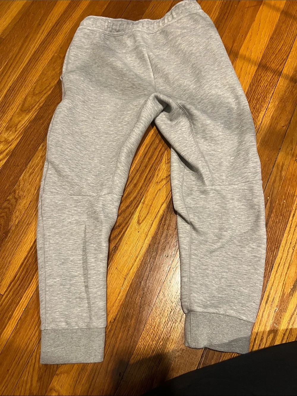 Nike Light Gray Kids Tech Fleece Joggers and Jacket set with Black Accents